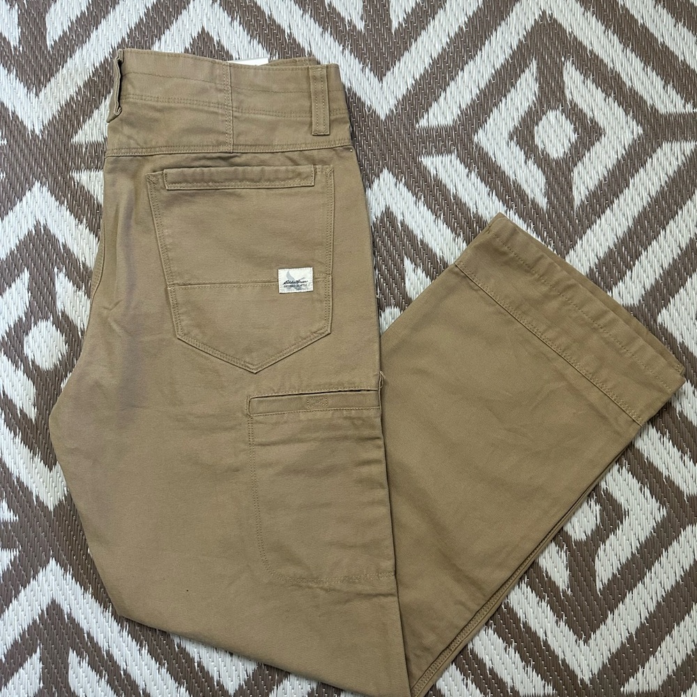 Eddie Bauer Men's Brown Cargo Pants